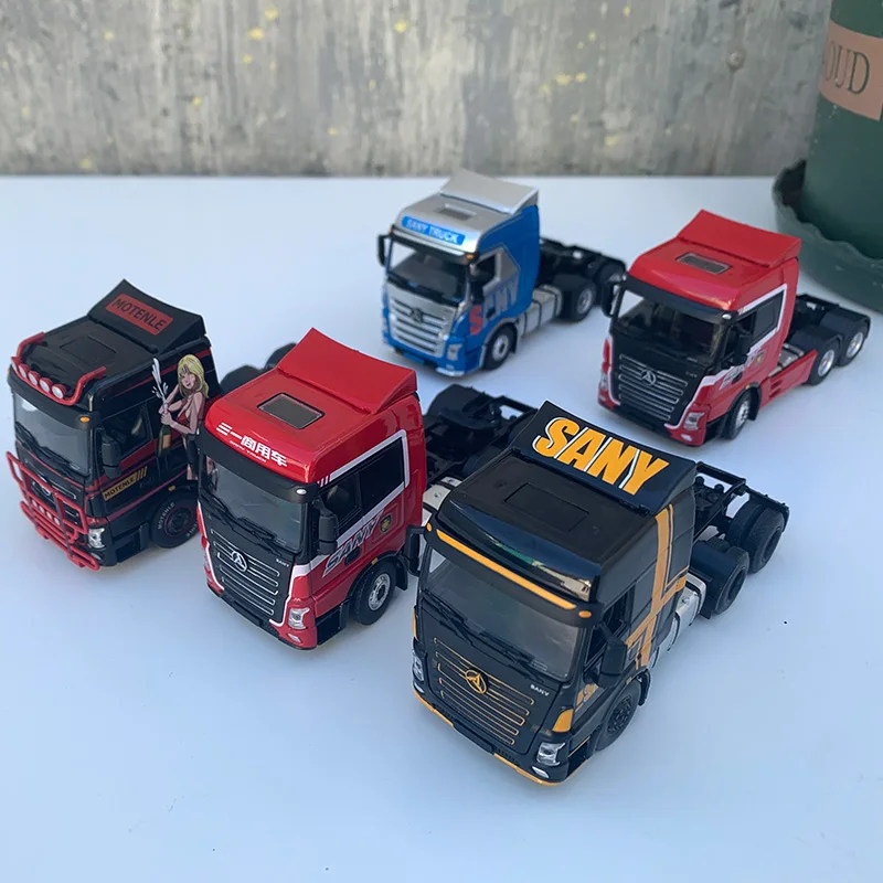 Dealer Edition Model,1:64 SANY HQC4250T Semi Trailer Truck,Diecast Model for Collections,Display and Gift for Friends