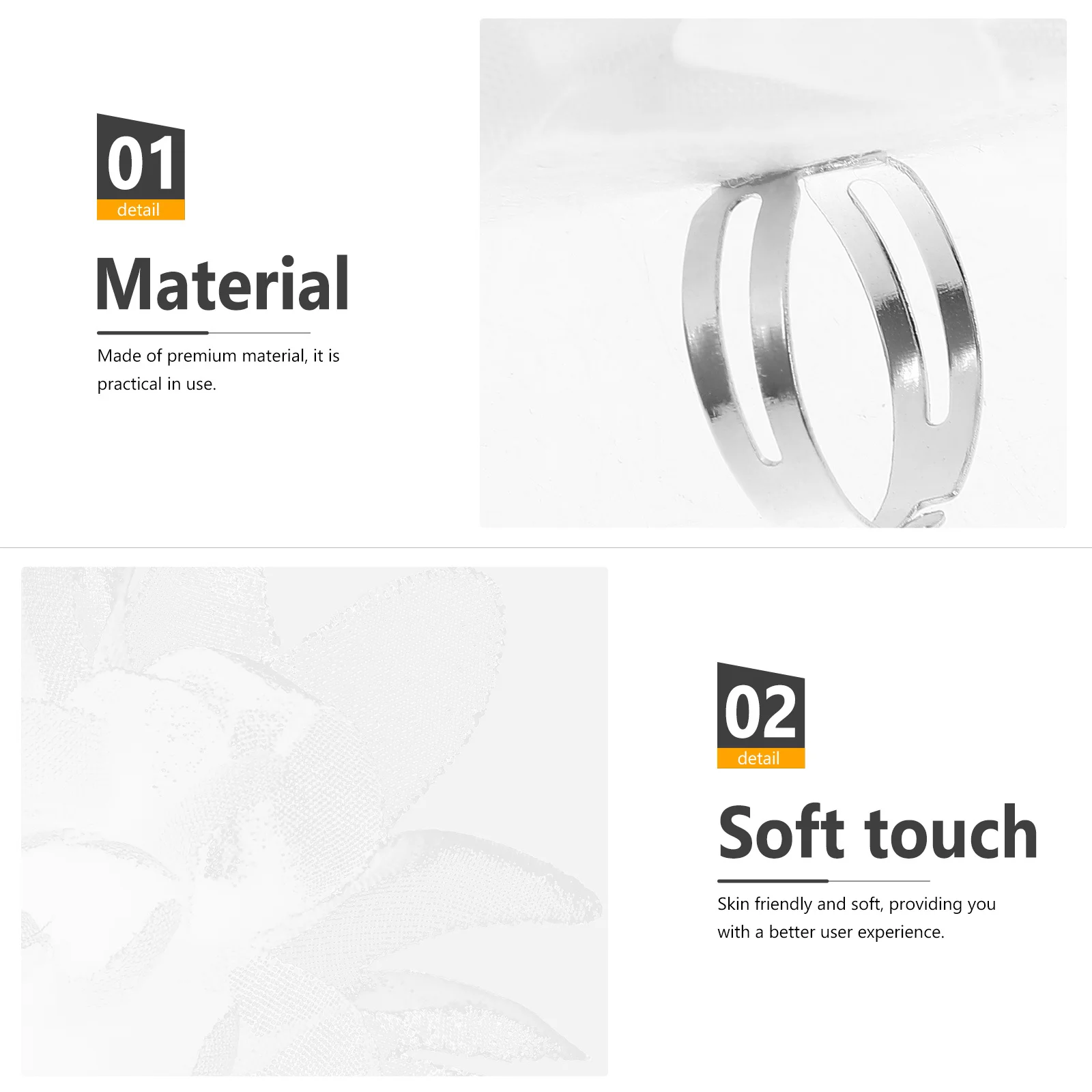 여성을위한 5Pcs 섬세한 실크 꽃 반지 춤 눈길을 끄는 무대 공연 보석 인공 꽃 반지