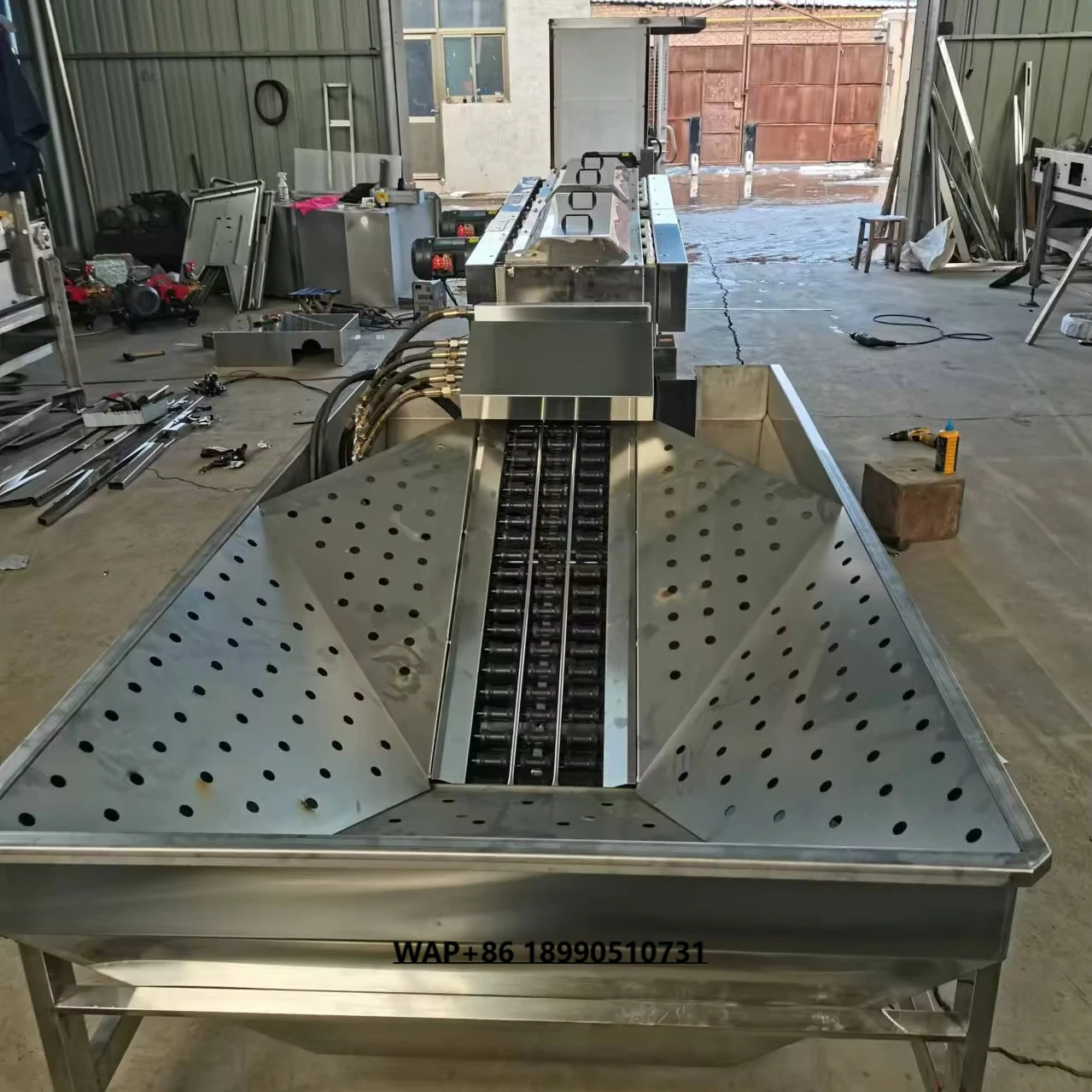 3 صفوف. ناقل ومجفف غسيل البيض الصناعي، غسالة البيض الأوتوماتيكية/نظام غسيل البيض القابل للتخصيص