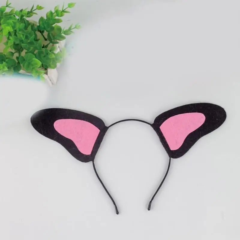 39BD 할로윈 개 원숭이 토끼 코끼리 의상, 동물 드레스 코스프레 키트 헤어 밴드, 아이 생일 할로윈을위한 스커트