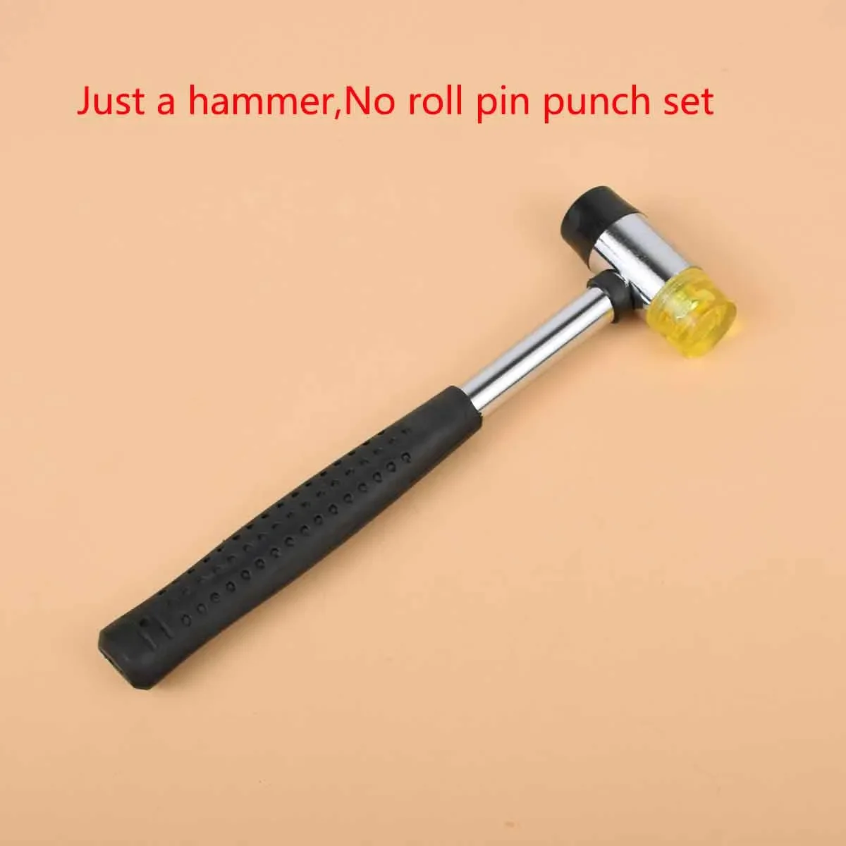 Tactical Professional 9Pcs Roll Pin Punch Set Double Faced Soft Rubber Mallet Hammer Combo Gun Catch Roll Up Case Tool Kit