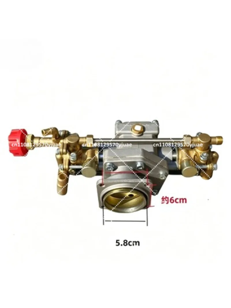 Sprayer Pump for 2-4 Stroke Engine, Standard Brass Pump with Grease Cup, Knapsack Power Sprayer Head