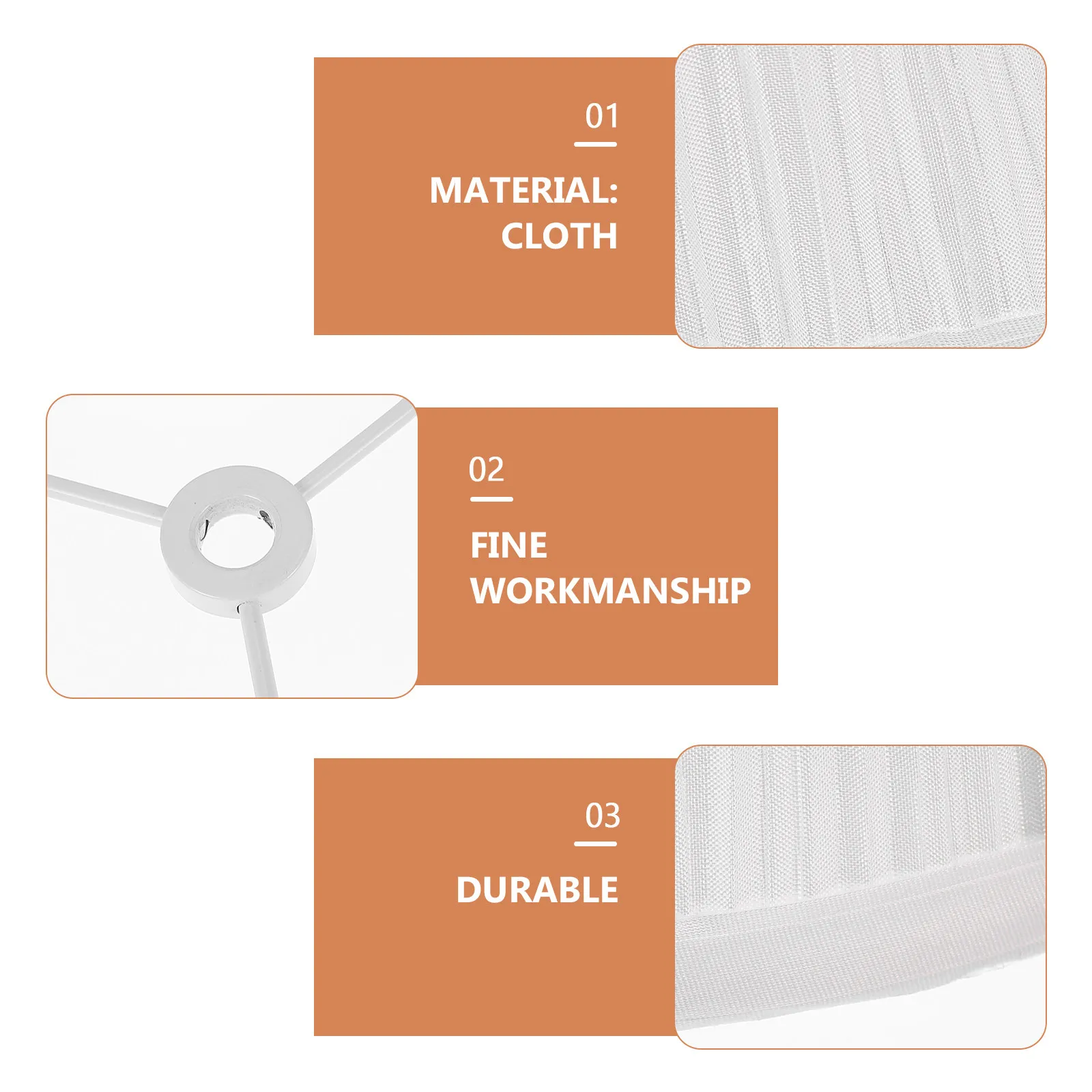 Pleated Cloth Lampshade High Quality Dustproof Light Cover for Ceiling Wall Floor Lamps Warm Diffuse Lighting Romantic Mood