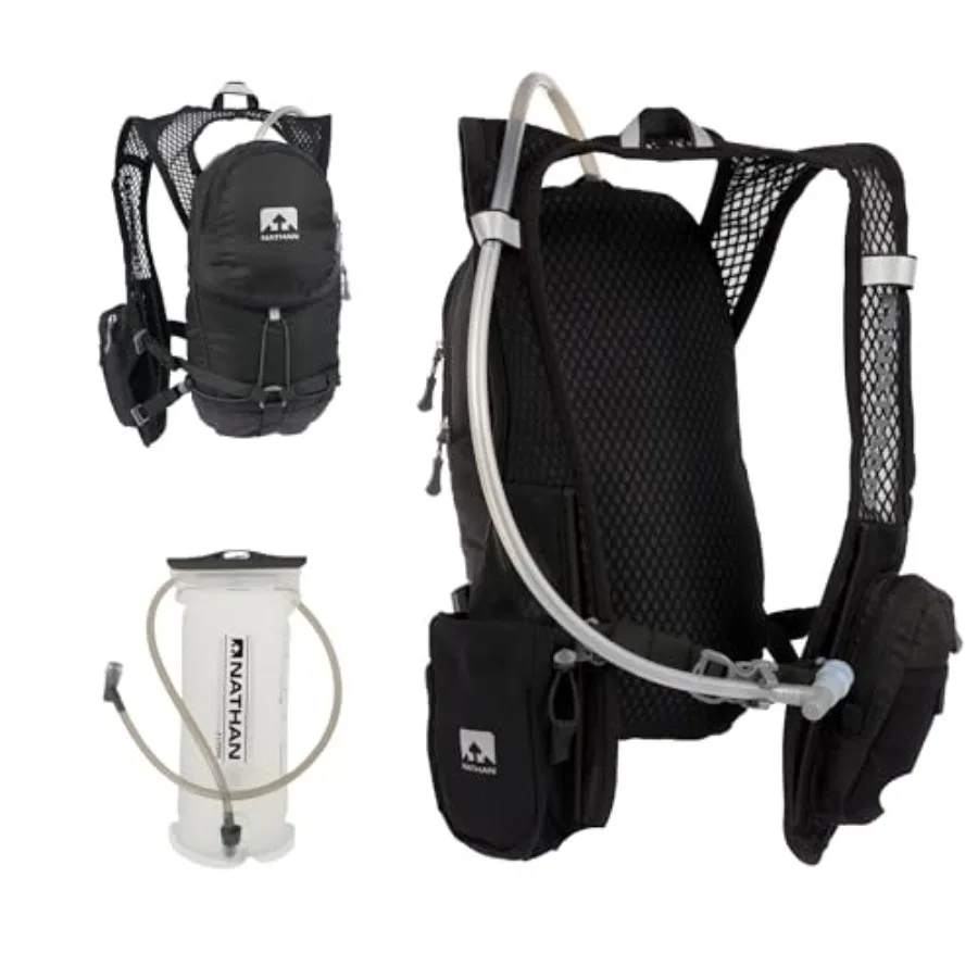 Hydration Vest with 2 L Bladder Included Running Vest for Men and Women Running Backpack w/ Smartphone Pocket One Size Fits Mos