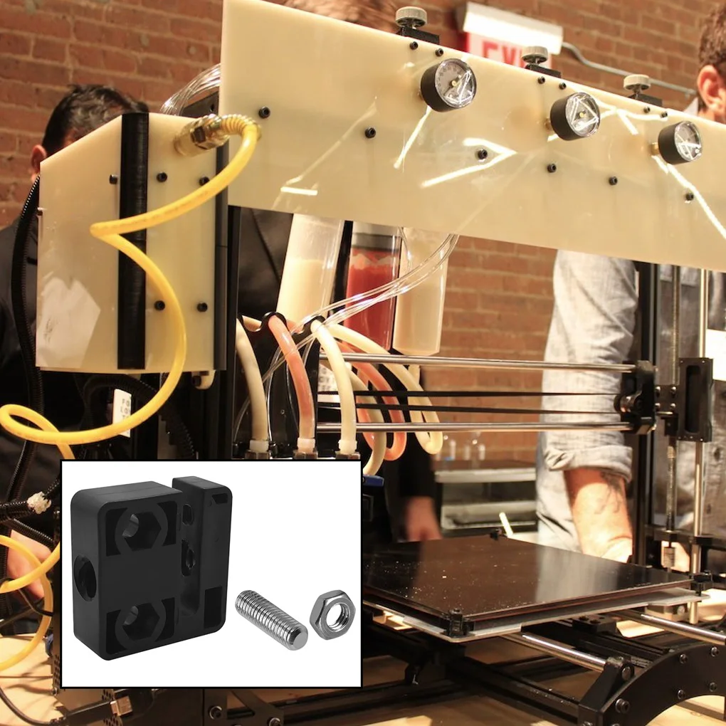 3D Printer T8 Screw Nut Block Openbuild POM 8mm Screw Nut Seat  Screw Distance 2mm  Guide Distance  14mm