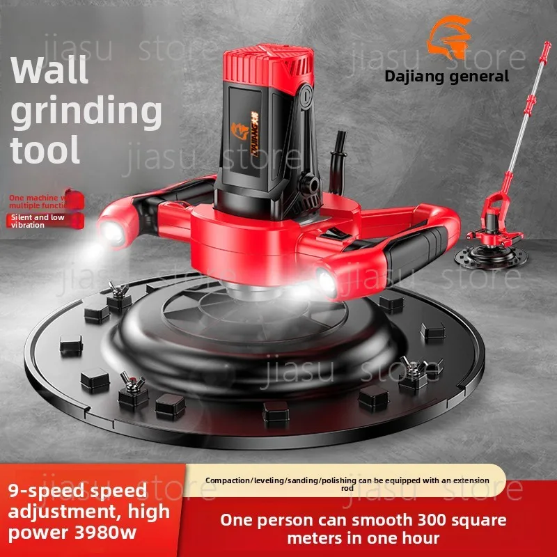 

slurry lifting long pole troweling machine, wall electric troweling machine, finishing and polishing electric trowel