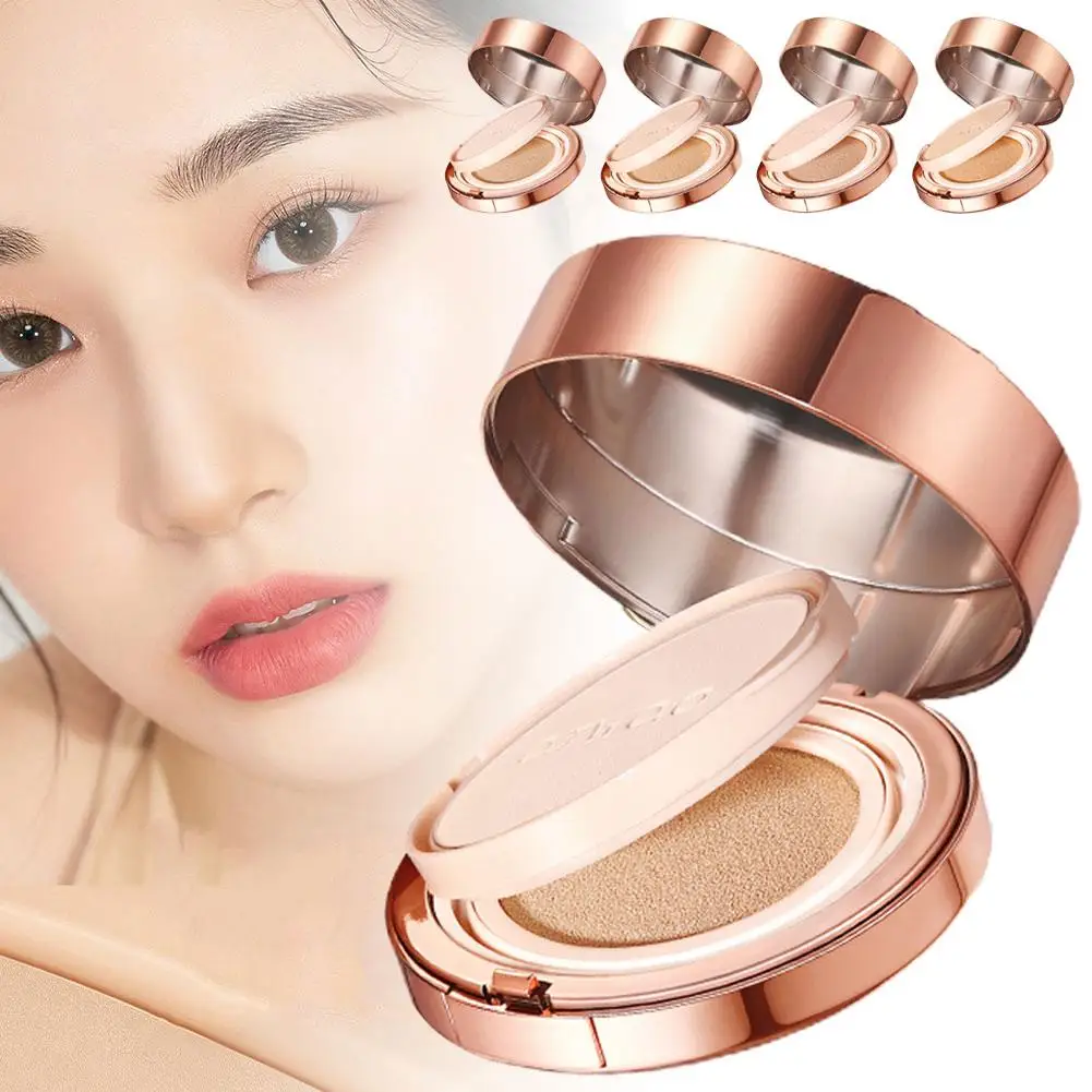 2in1 Air Cushion Bb Cream 4 Colors Fuller Coverage Compact Face Cushion Concealer Makeup Waterproof Long-lasting Y2c6