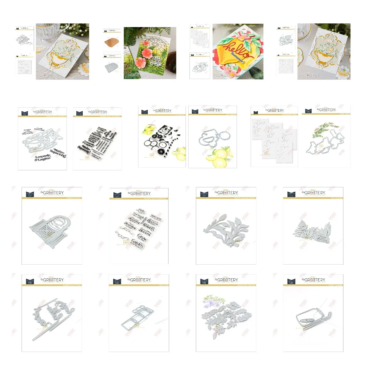 

New Greetery Bloom & Grow mpressionist Garden Atrium Filigree Frame Dies stamps and stencils for DIY Scrapbooking Diary Mold