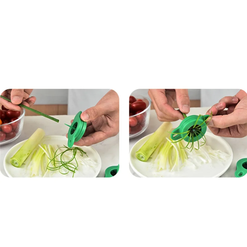 1PCS Green Onion Easy Slicer Shredder Plum Blossom Cut Green Onion Wire Drawing Kitchen Superfine Vegetable