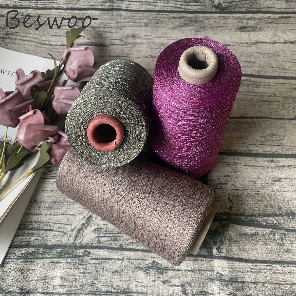 

250g/pcs New Product 20 Fine Threads of Sparkling Linen Woven in Spring and Summer Hand Woven Lace Thread