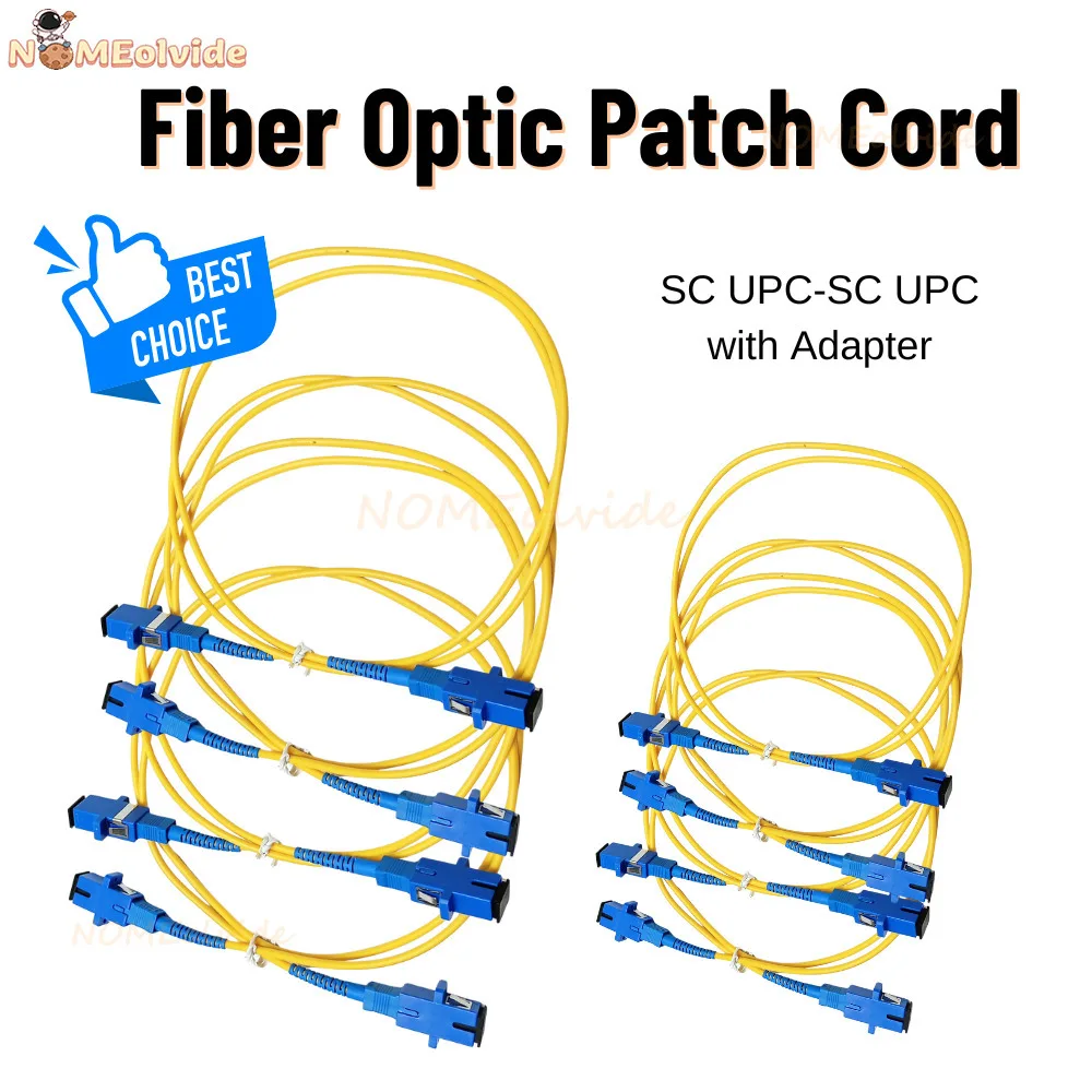 

50 шт. оптическая оптоволоконная перемычка SC/UPC-SC/UPC FTTH Fibra Optica одномодовый внутренний патч-корд с соединительным удлинителем 1 м/3 м/5 м