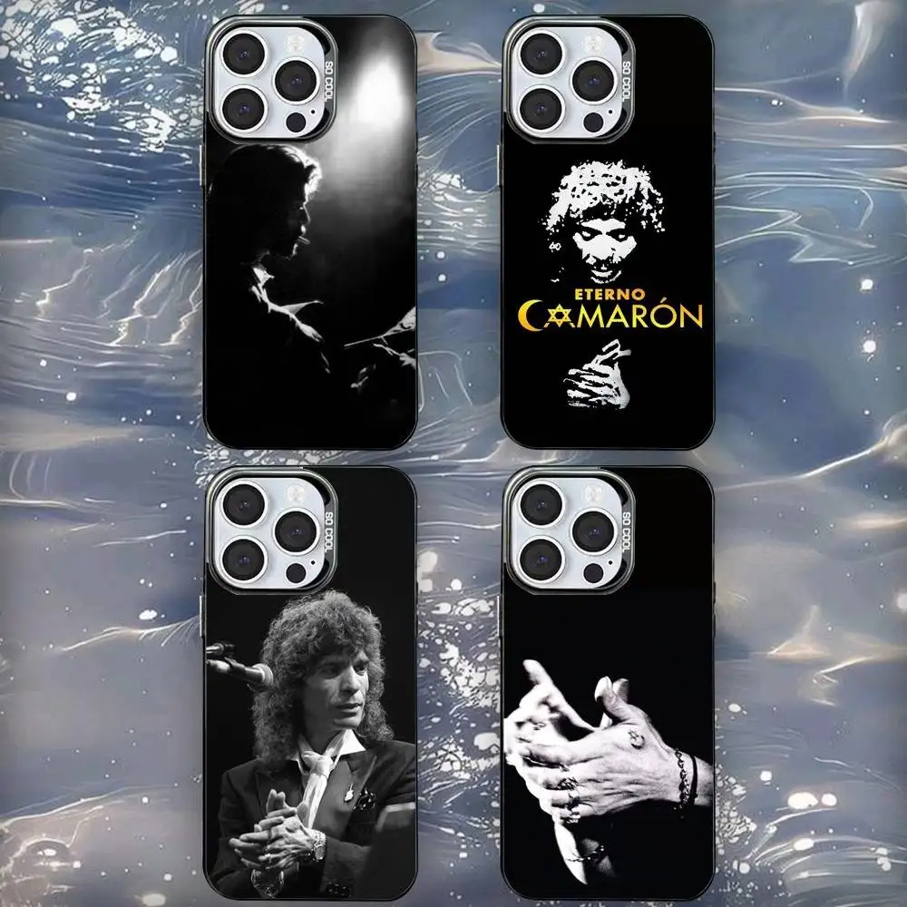 

Singer Camarons De L-Las L-Lsla Phone Case For iPhone 16,15,14,13,12,11,Mini,Pro,SE,MAX Black Matte Shockproof Cover
