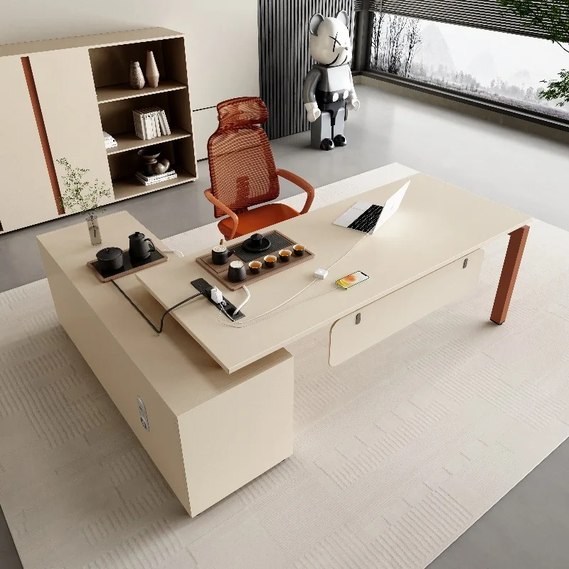 Boss office desk and chair combination single office furniture table large desk supervisor table manager table