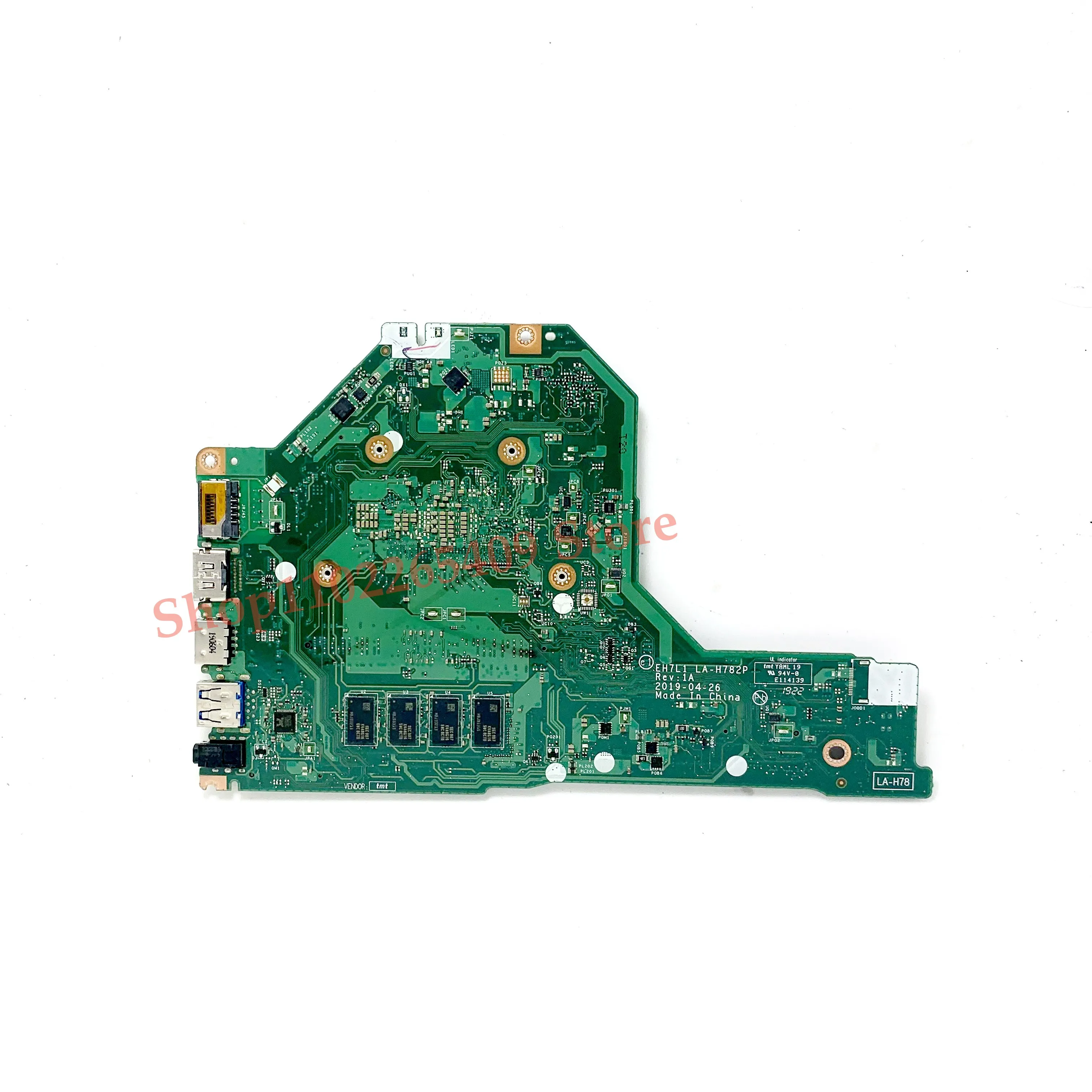 

EH7L1 LA-H782P High Quality For ACER Aspire 3 A315 A315-51 Laptop Motherboard With SR3TK I3-7020U CPU 100% Tested OK