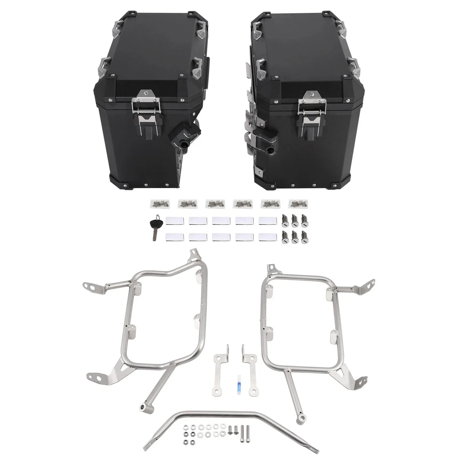 Motorcycle Saddlebags Pannier Luggage Side Case Mount Bracket For BMW R1250GS 2019-2024 R1200GS 2013-2018