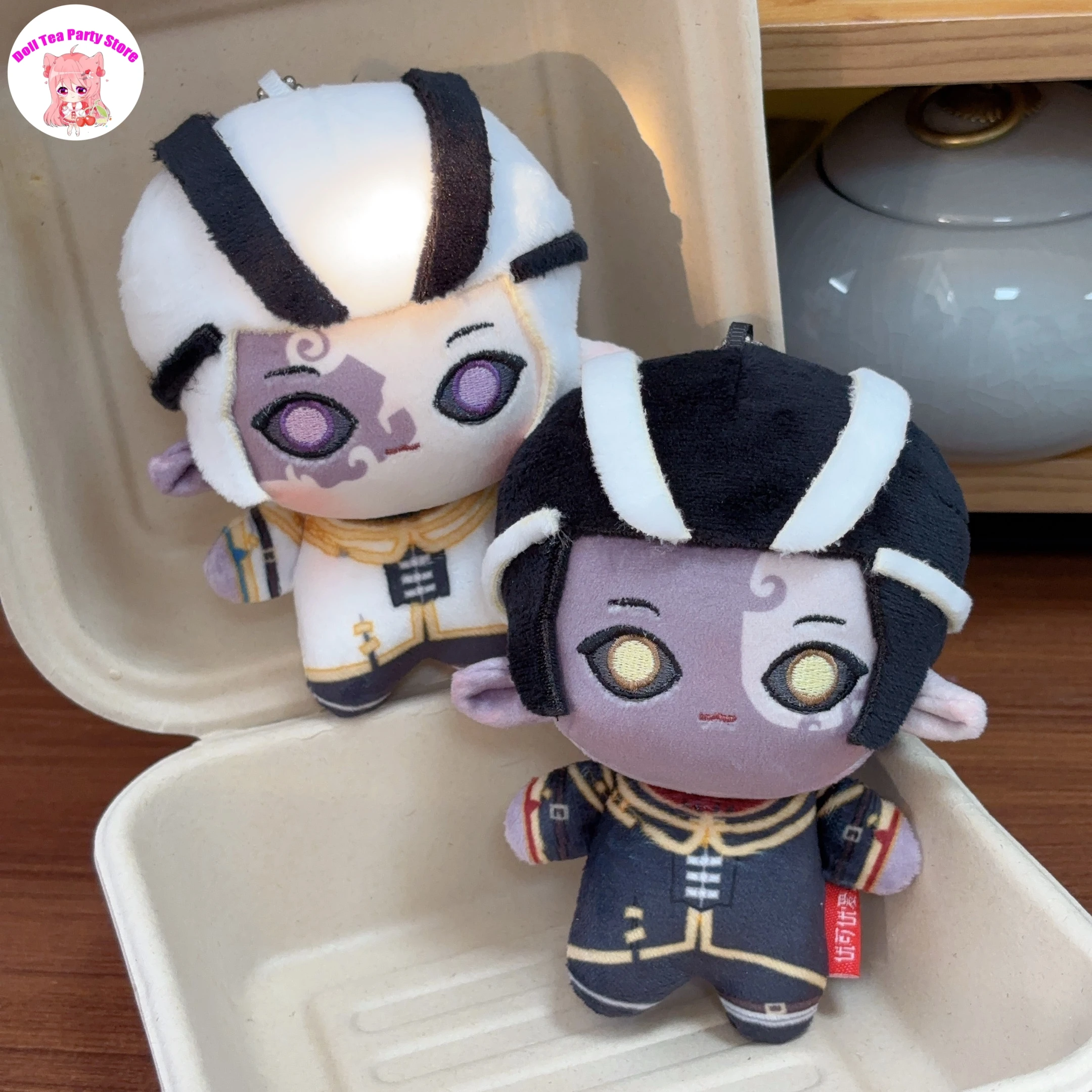 

Game Identity Ⅴ White Guard & Black Guard Wu Chang Plush Doll Pendant Soft Starfish Body Plushie Keychain Toys Gift
