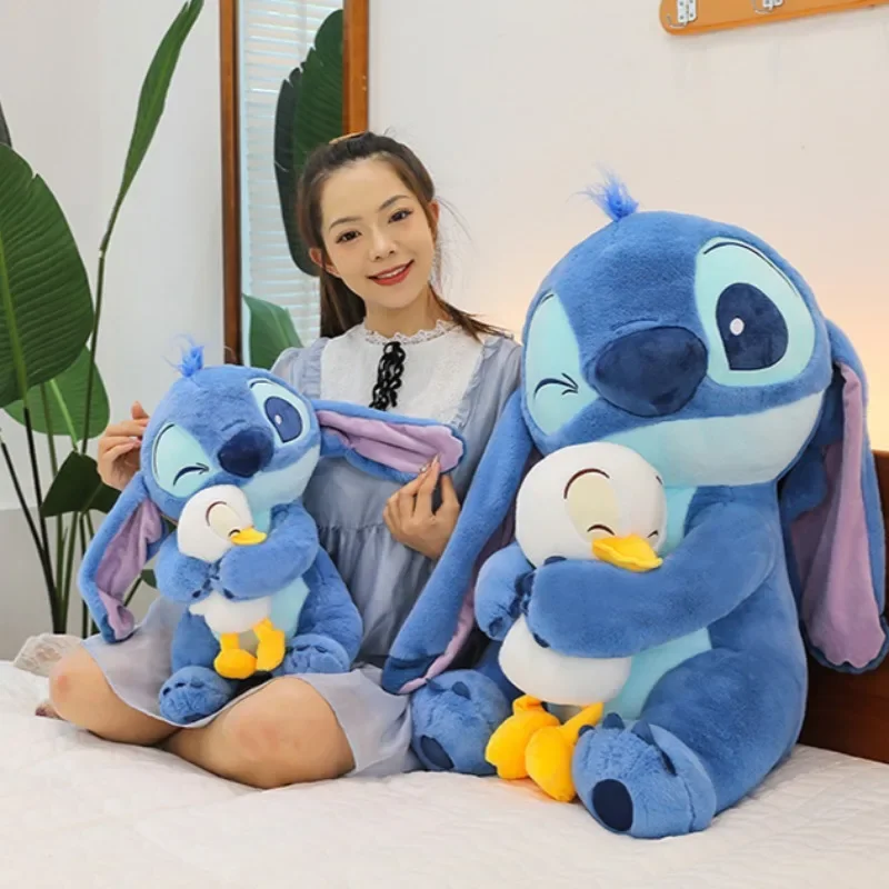 30 ซม.บทบาทเล่นอุปกรณ์เสริม Stitch Lilo เป็ดน่ารัก Stitch การถ่ายภาพ Props คริสต์มาสของขวัญวันเกิดเด็ก