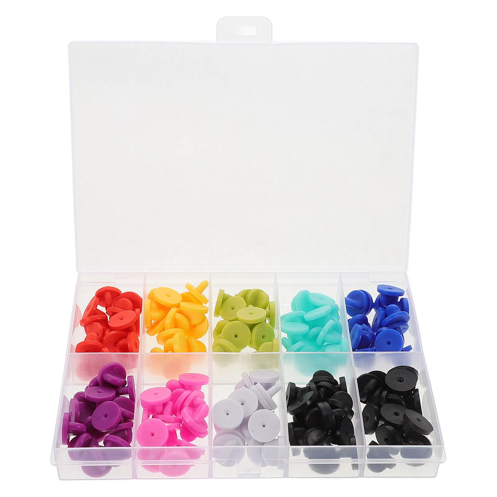 

1 Box Rubber Pin Backs Locking Protectors for Enamel Pins Durable Lapel Pin Keepers Caps for Brooch Badge Craft Use