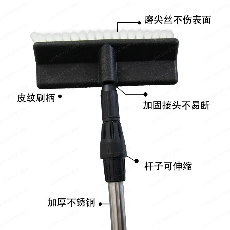 Telescopic Long Handle Car Wash Brush with Soft Bristles, Scratch-Free Absorbent Duster for Vehicle Cleaning