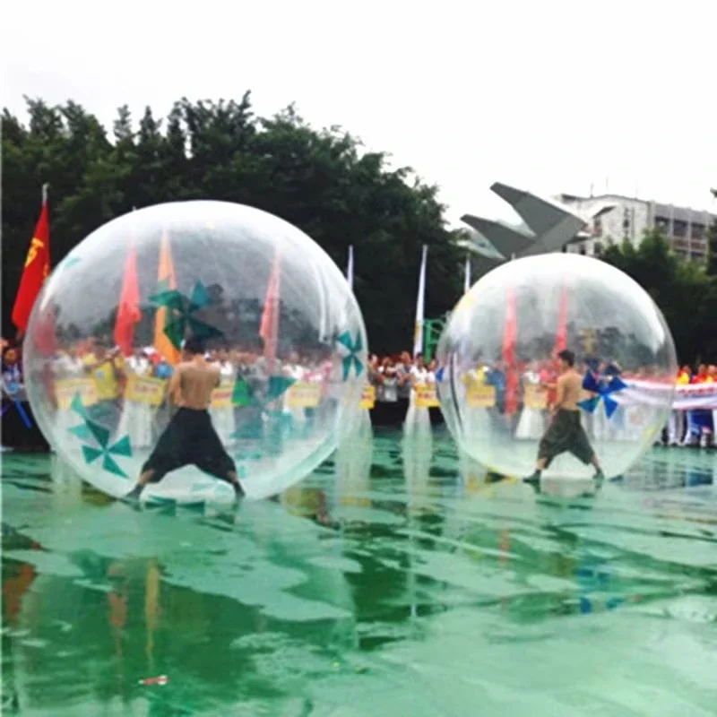 

Надувной прозрачный мяч из ПВХ для взрослых и детей, водные прогулочные мячи, роликовый мяч для танцев, балета, танцевального мяча, сценический реквизит с кристаллами