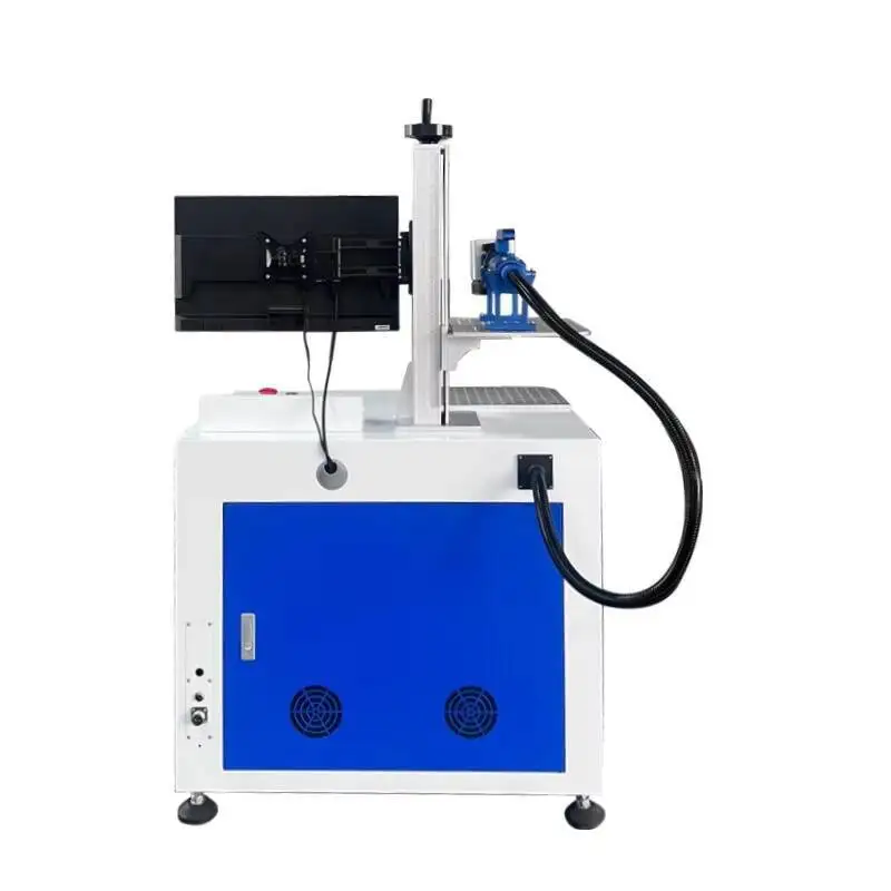 Desktop Handheld Fiber Machine Metal Sign Tag Engraving Dual-Use Laser Marking