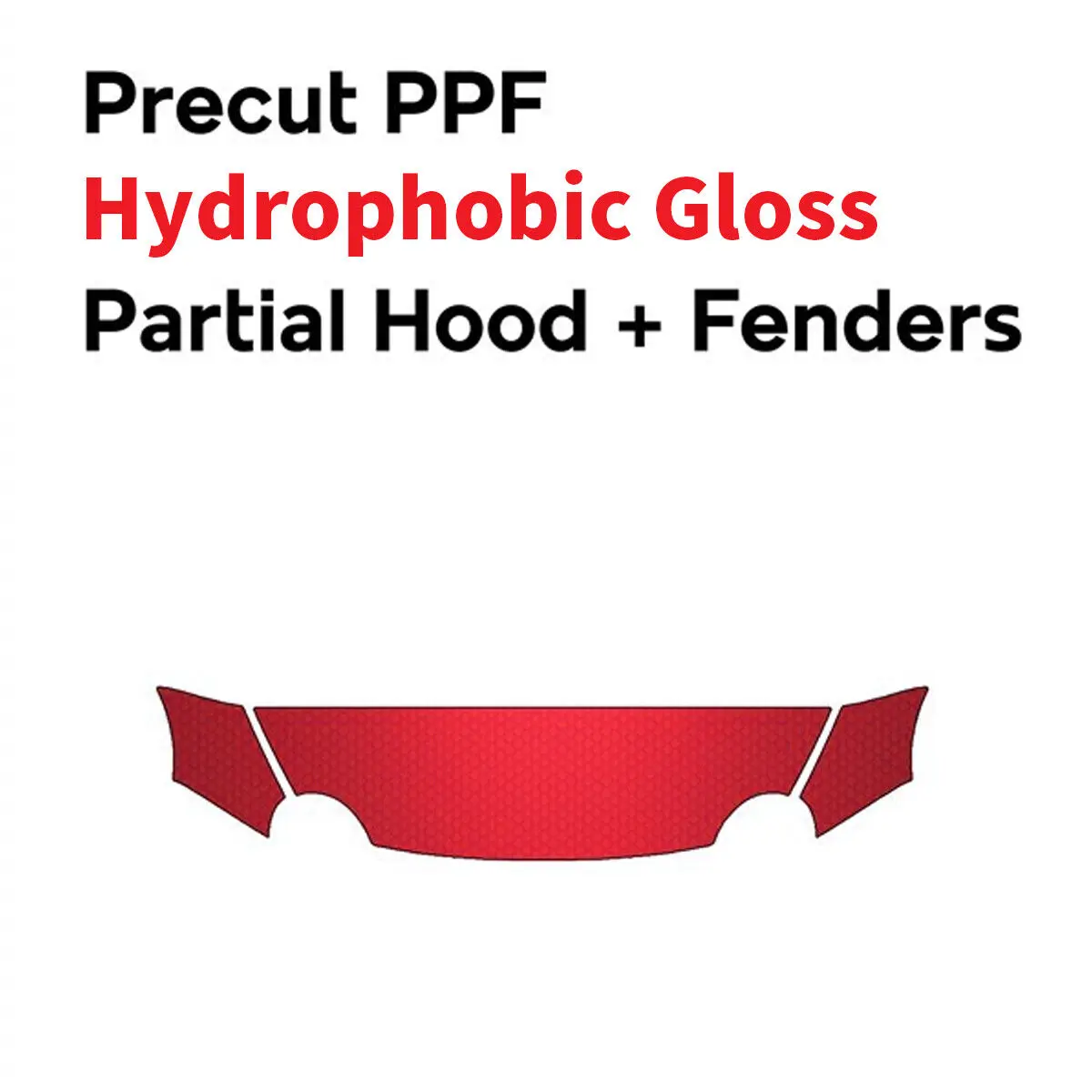 

Partial Hood Fenders Mirrors PreCut PPF Paint Protection Film Gloss DIY Clear Bra for FIAT 500 S 2012-2015