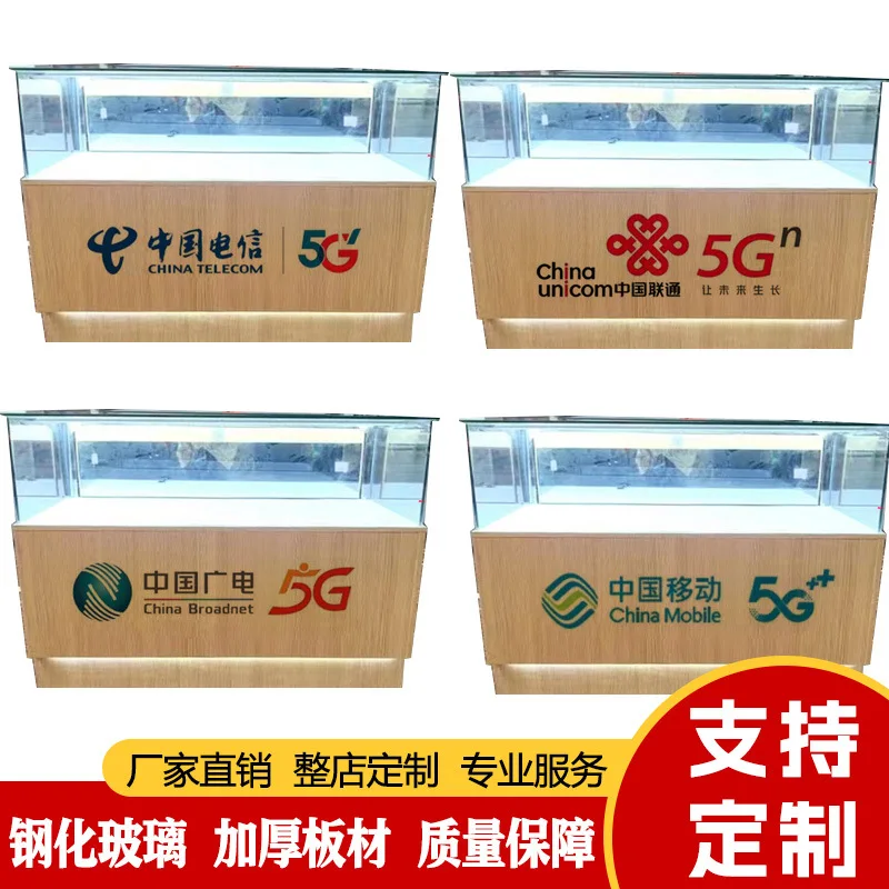 

Custom. Mobile Phone Counter Display Cabinet Show Glory Display Showcase New Counter