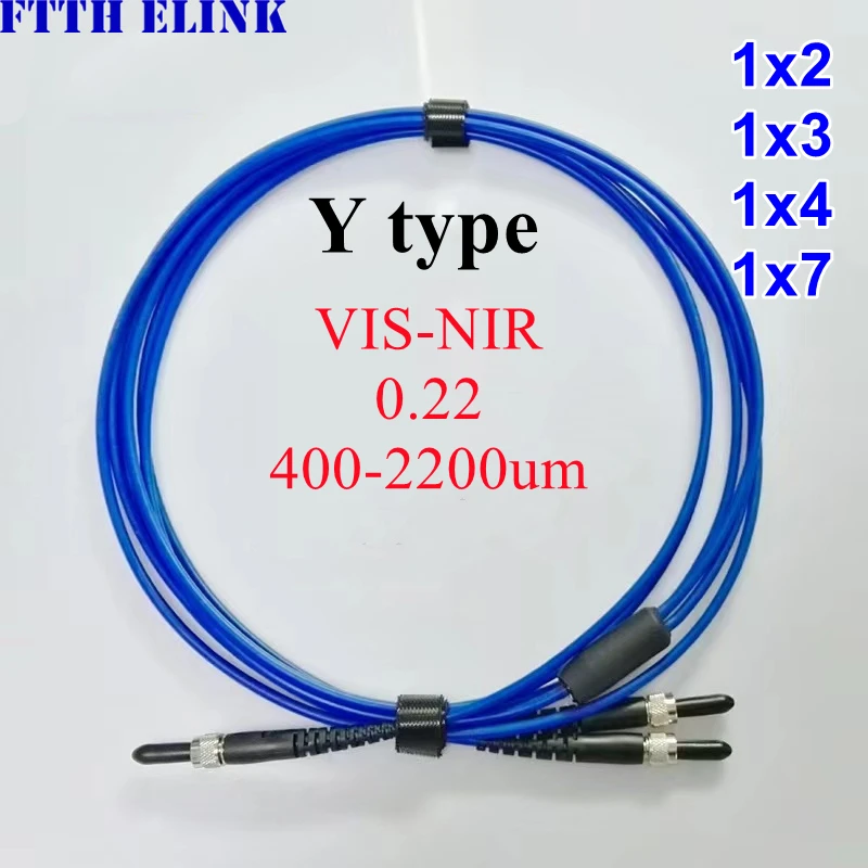 

Оптоволоконный пучок SMA905, оптический перемычка, Y-образный 0,22 VIS-NIR 1x2 1x3 1x4 1x7 1 + 1, ближнеинфракрасный-нм, мкм, мкм