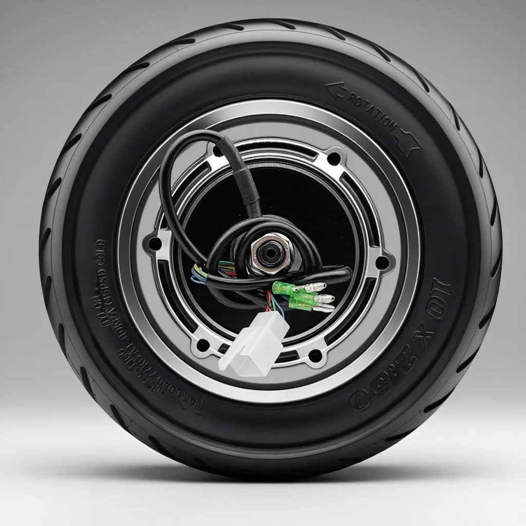 36V48V 350W 500W 10 inch Motor Electric Scooter Engine Wheel For Rear Driving Tire Repair Parts Drum Brake 2025 New Upgrade