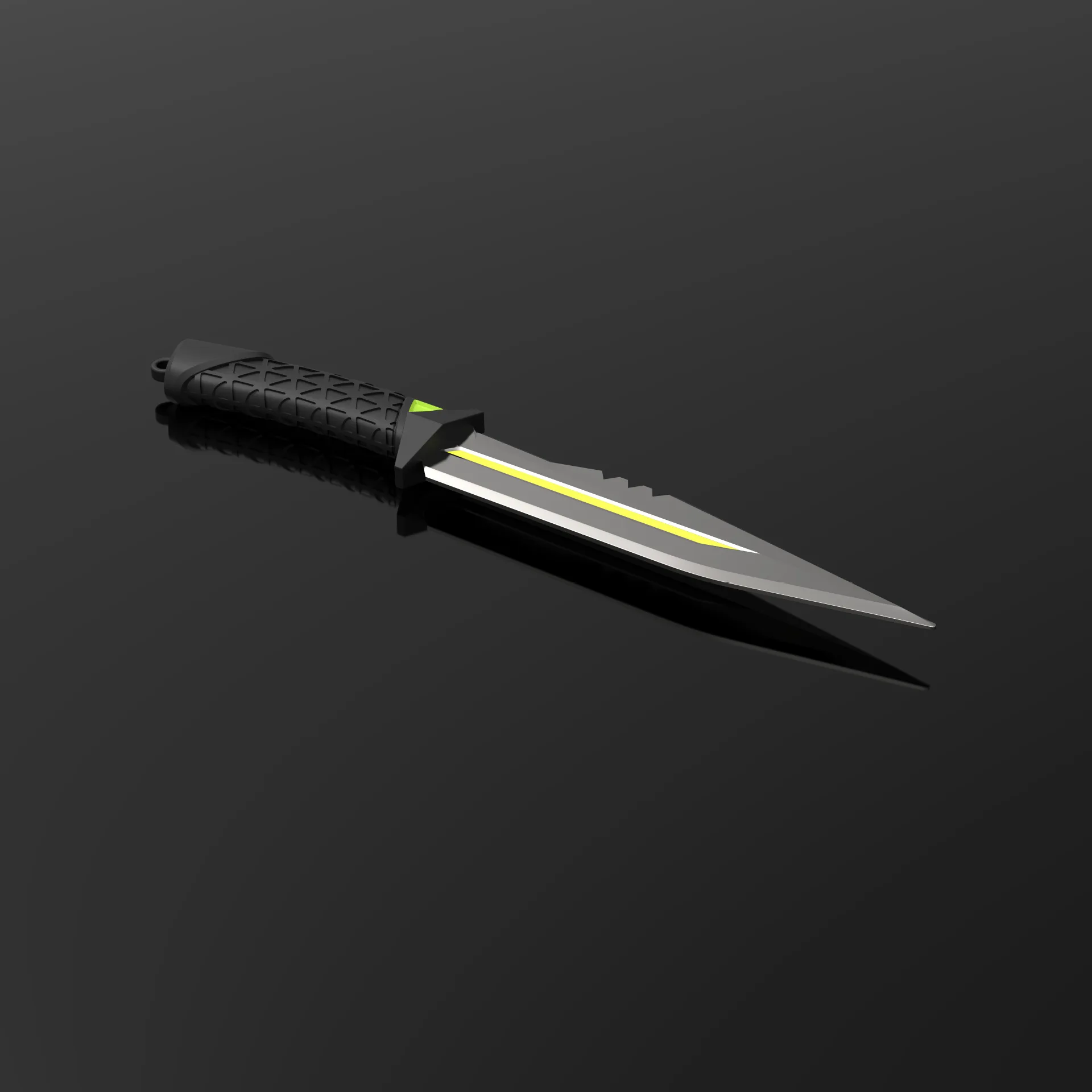 Juego Valorant de 19cm, cuchillo de juego con cubierta de cuero, modelo de Metal periférico, colección de adornos de escritorio, regalos, juguetes artesanales