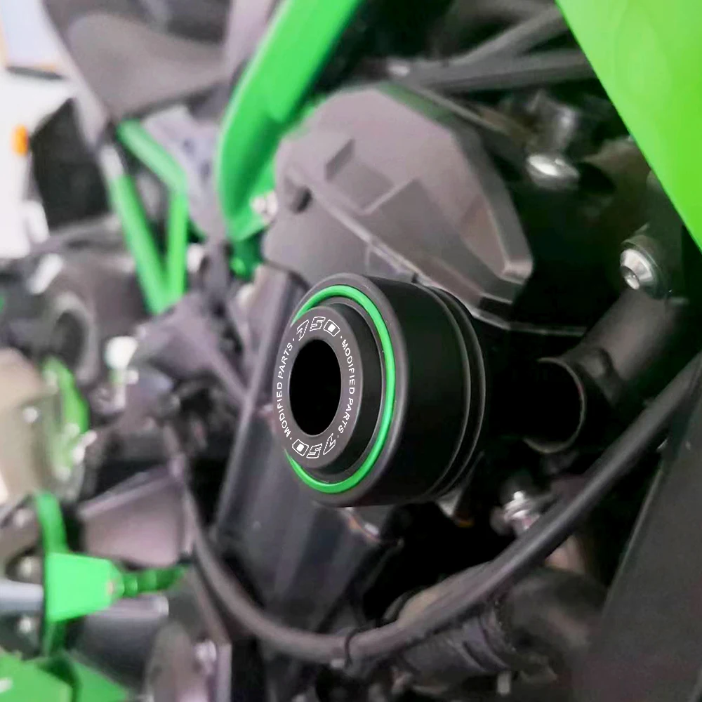 Para Kawasaki Z750 Z 750 2007-2012 2009 2010 2011 accesorios de motocicleta deslizadores de marco protección contra caídas Protector Pad