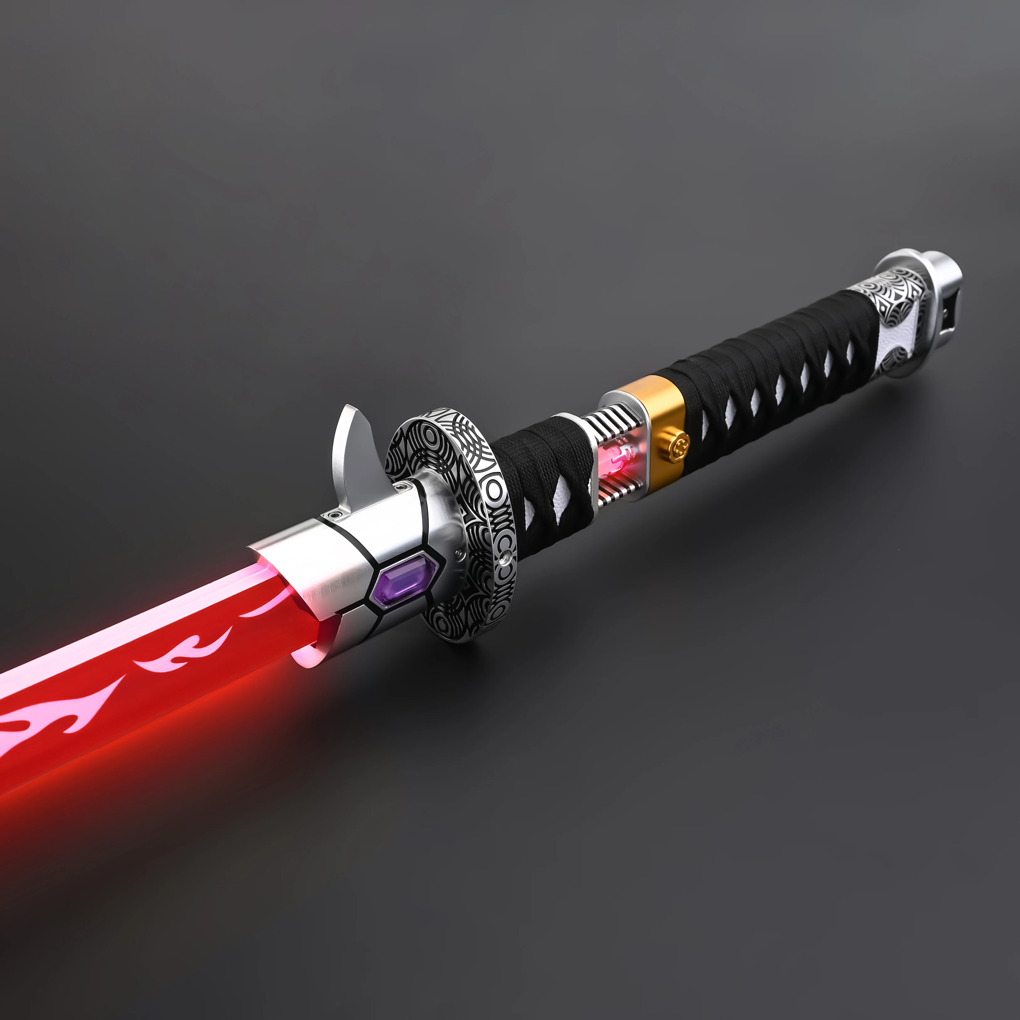 TXQSABER Lightsaber Neo Pixel Proffie Smooth Swing Metal Hilt RGB Color Change Led Alien Blade Light Sword Cosplay Toys Katana