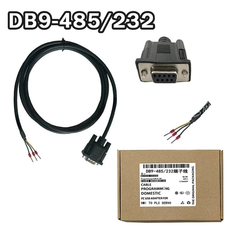 

DB9 Serial Port Single Head Male and Female RS232 RS485 Connection Wire 38 Pin 9-pin COM Port 235 Terminal Wire