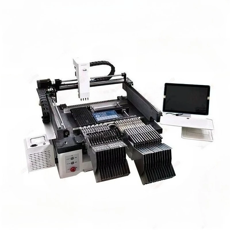 Automatic electronic production machinery 2/4 head high-precision printed circuit board patch pick and place machine