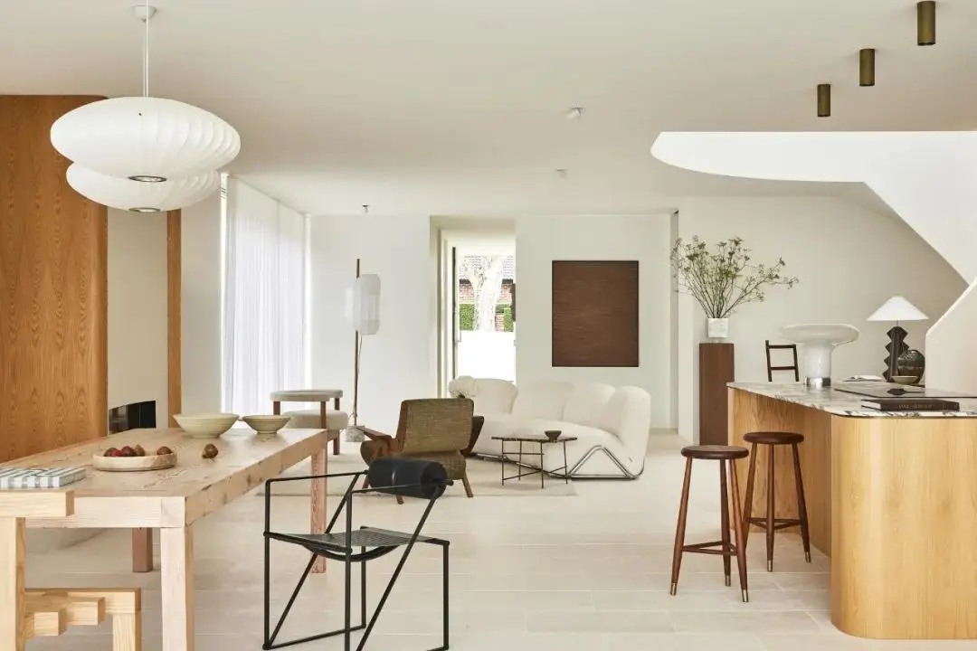 Sanhai Nordic Villa التصميم الداخلي خدمة تخطيط المنزل ثلاثية الأبعاد ماكس تقديم المنتجات البناء رسم غرفة المعيشة منزل كامل