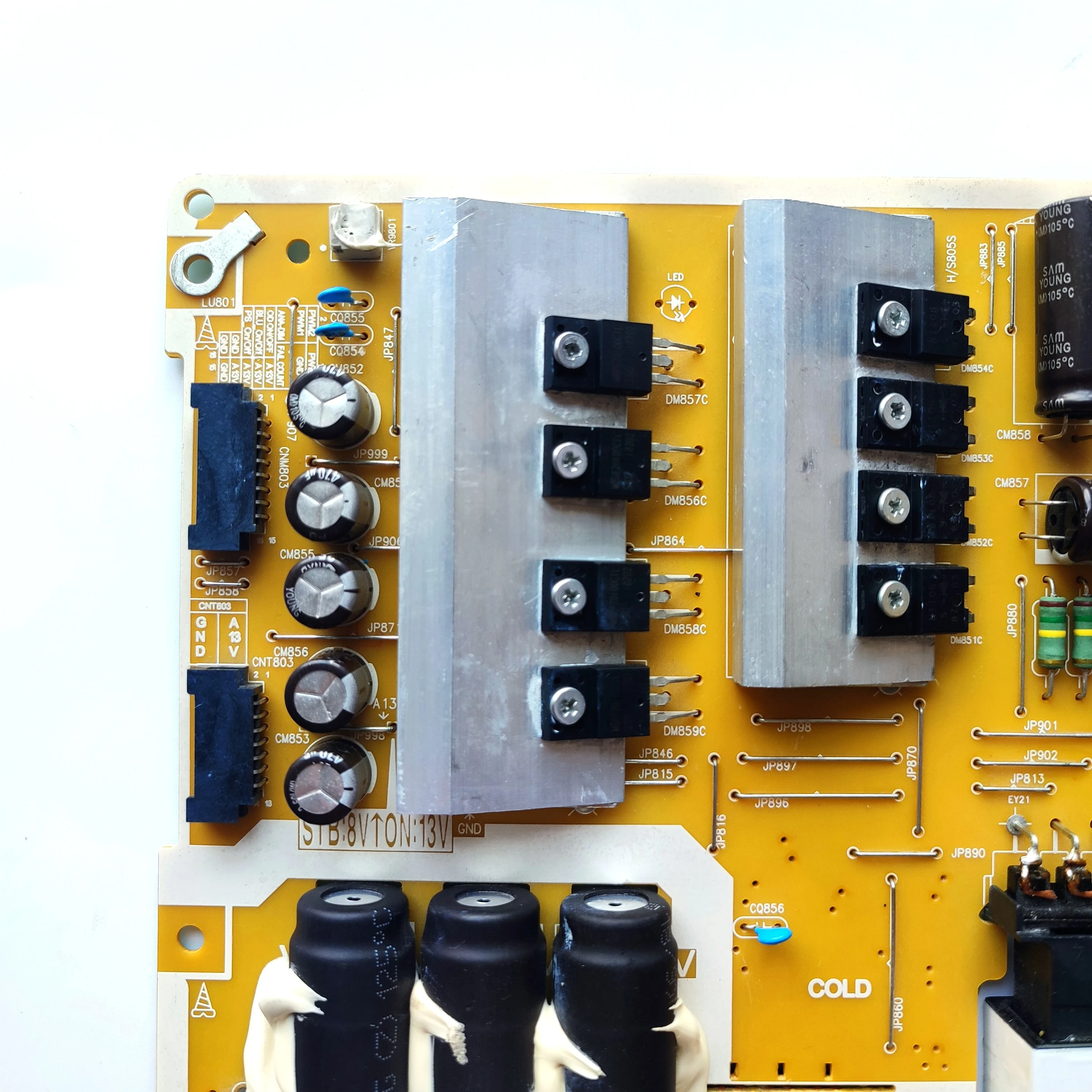 Echte Originele Voeding Board BN44-00809A L75S6TN-FDY Rev 1.3 Voor Ue75mu6105 Ua75mu6100 Un75mu6300fxza Tv Onderdelen