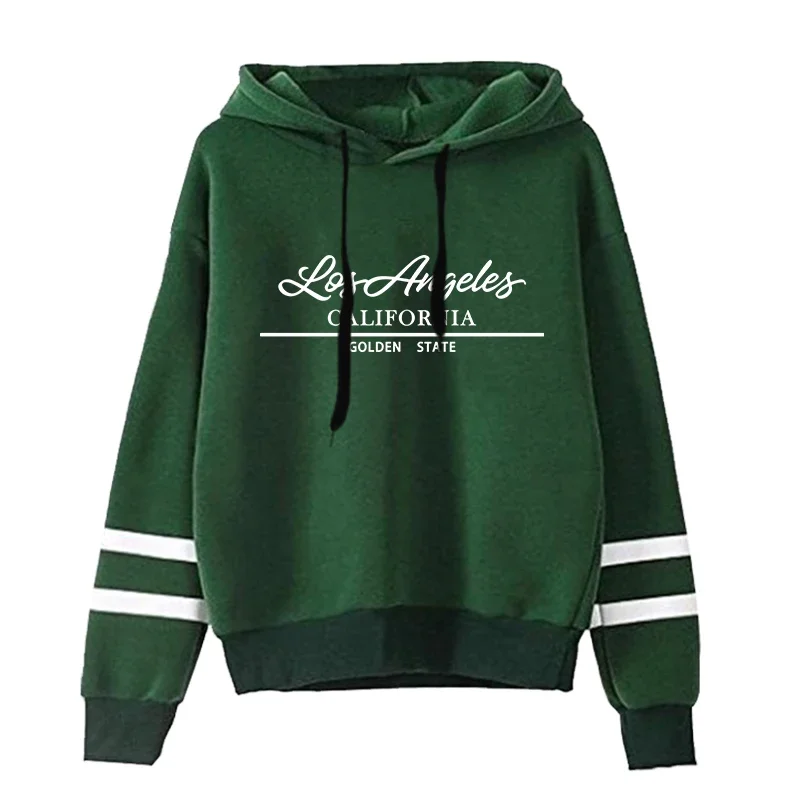 

Новые женские худи с принтом, повседневные полосатые свитшоты для активного отдыха, спортивные толстовки для бега, женская одежда 2026, модные уличные пуловеры-топы