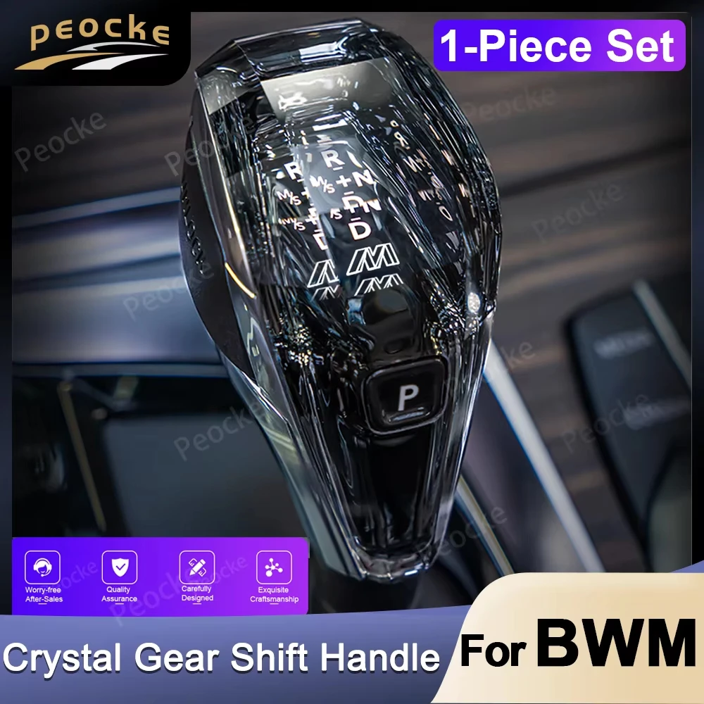 

Crystal Gear Shift Knob Lever 3 4 5 Series F10 F06 f07 f12 F30 f32 F34 F31 f36 F20 Psychedelic Crystal Gear Handle 1-piece set