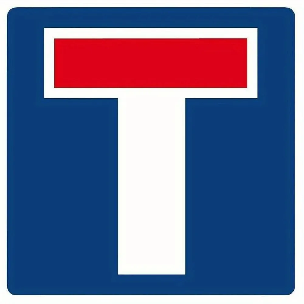 Metallschild „No Through Road Sign“ für private Einfahrt, verboten, zur Wandmontage, 8x8 Zoll