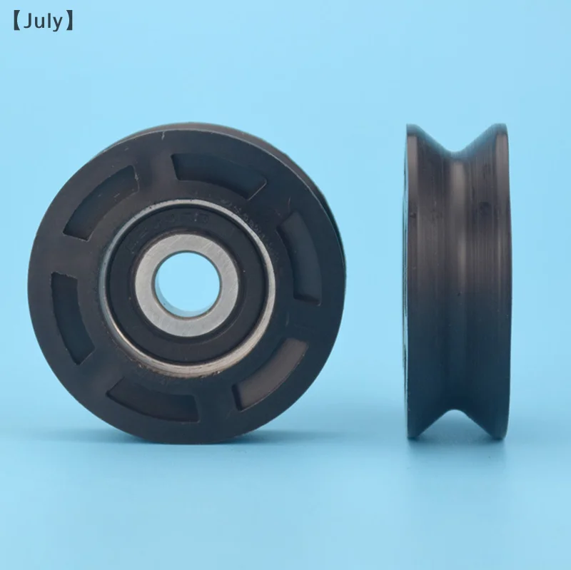 10*50*16mm Planar Wheel Nylon Pulley POM Roller Ball Bearing Pulley Bearing Wheel Sliding Conveyor Wheel