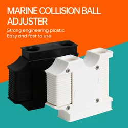 White ABS Marine Fender Anti-collision Ball Holder Fixed Cable Adjuster Cable Hanger Regulator Yacht Accessories