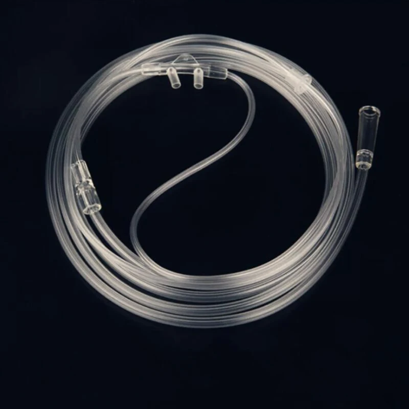 【4Meters Disposable Adult Flexible Tip Soft Nasal Oxygen Cannulas Hose Tubes】
