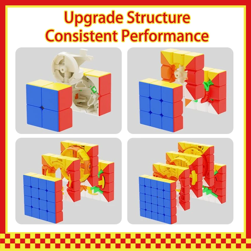 Sengso Speed Cube 3x3 |   Aufkleberloser Zauberwürfel – Professioneller schneller Puzzlewürfel für Wettkampfkinder und Erwachsene