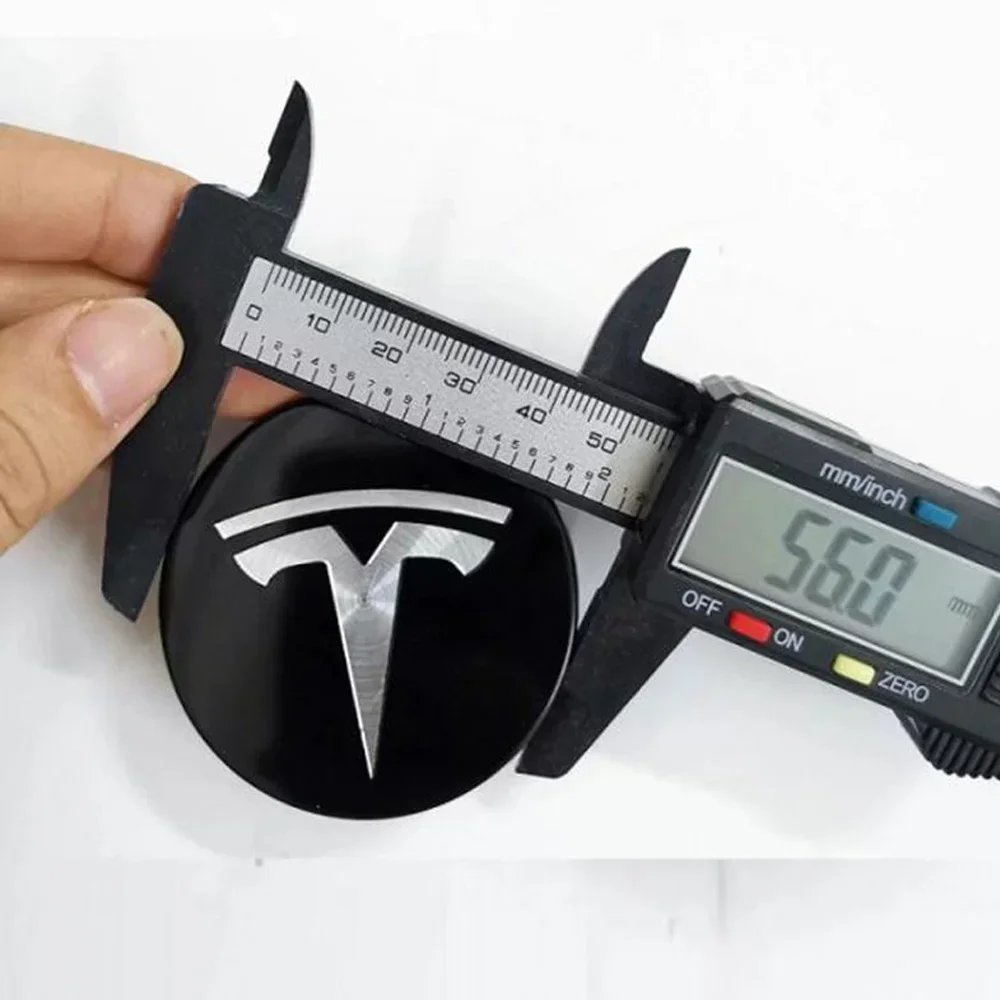 

4pcs 56mm Applicable to Tesla original wheel hub cover Model 3 Y S X wheel hub tire center cover logo