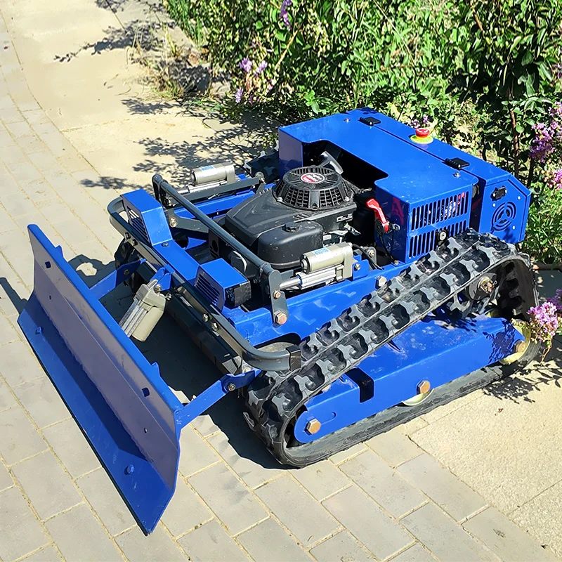 Los cortacésped con control remoto automático personalizado para el hogar y la granja también son adecuados para colgantes de césped.