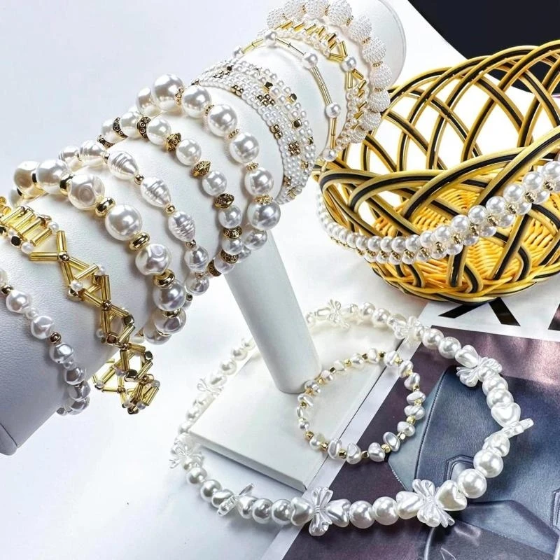DIY Bracelets Beads Bead Assortment Pack Durable Spacer Beads ABS Material