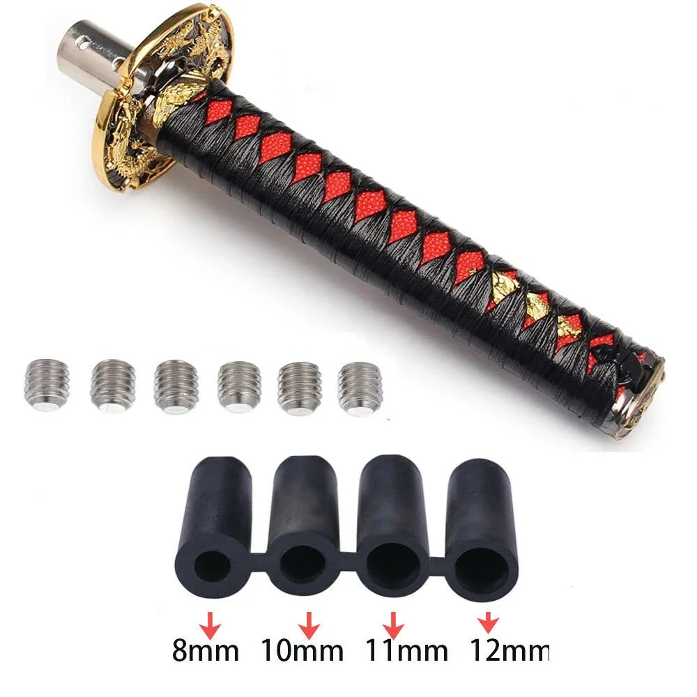 

Universal Car Gear Shift Lever Samurai Sword Style Manual Auto Transmission Metal Racing Gear Shifter Knob 260mm Car Accessories