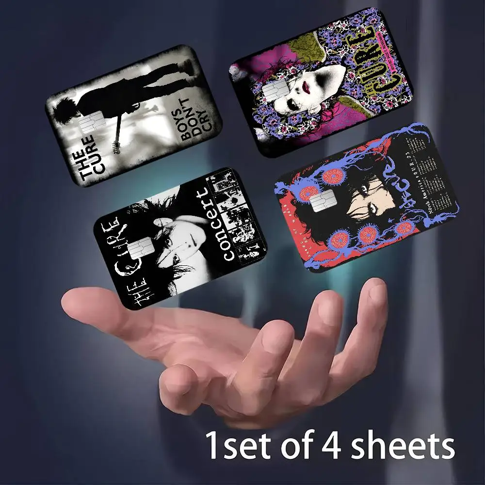 The C-Cure Band Credit Card Skin Stickers No Adhesive Residue Water Proof for VISA Credit Card Subway Access Card