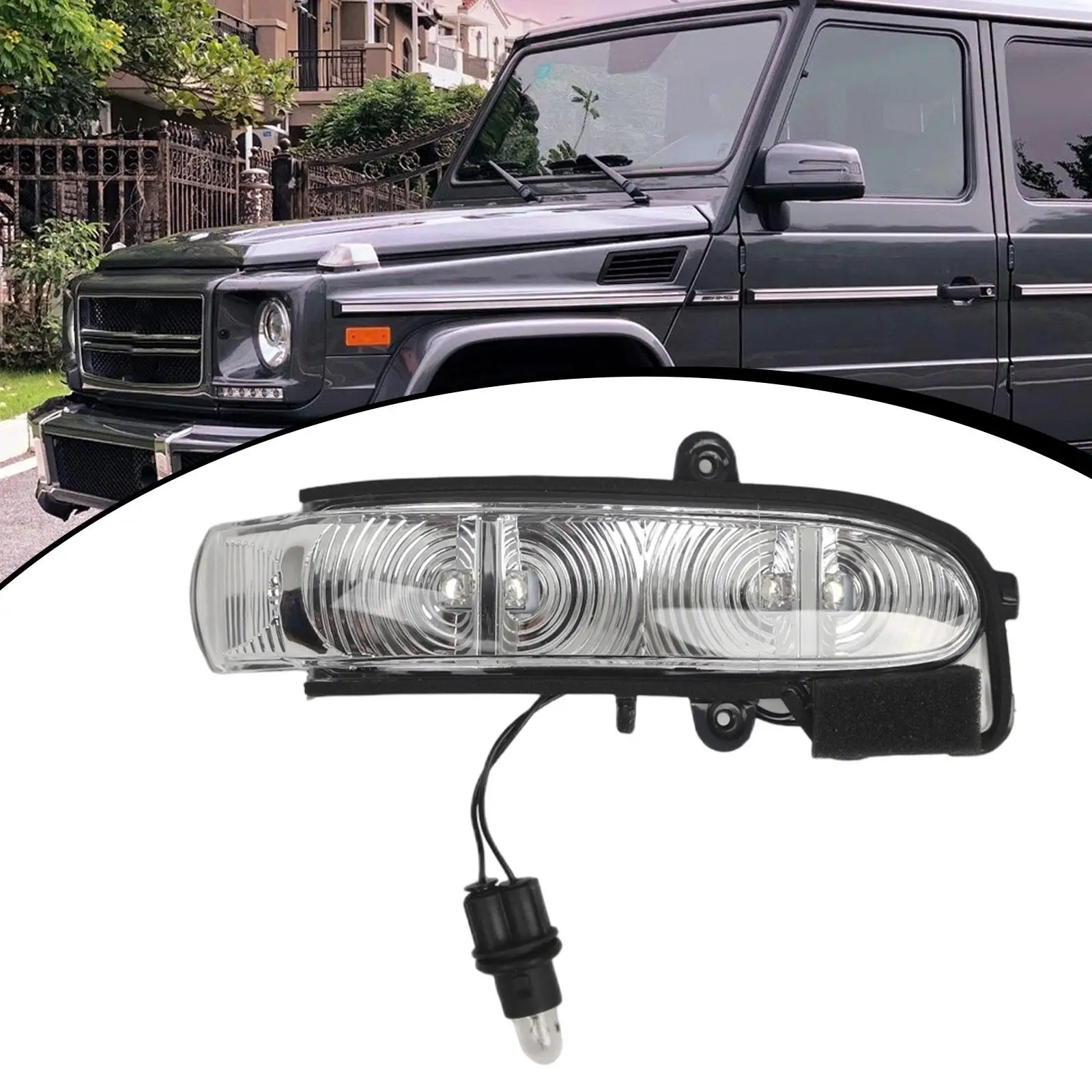 

Car Rearview Mirror Turn Signal Light 2038201421 Portable Mirror Turn Lamp