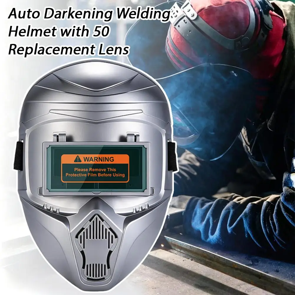 True Color Auto Darkening Welding Mask Flippable Welding Helmet Automatic Dimming Eyes Protector Shield for Welder